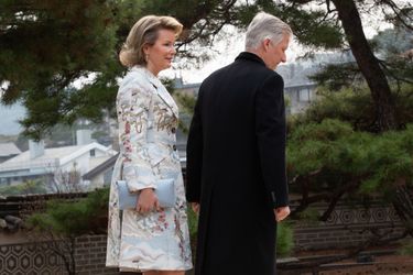 La reine des Belges Mathilde en Corée du Sud, le 25 mars 2019