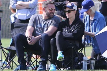 Ben Affleck et Jennifer Garner assistent au match de foot de leur fille Seraphina à Los Angeles le 11 mai 2019