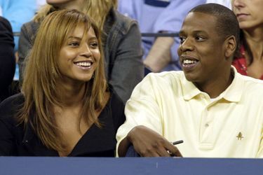 Beyoncé et Jay-Z lors de l'US Open à New York en 2003