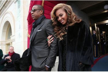 Jay-Z et Beyoncé lors de la seconde investiture de Barack Obama en 2013
