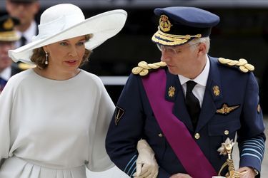 La reine Mathilde de Belgique, le 21 juillet 2013