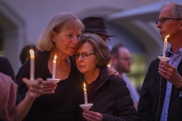 Une femme a été tuée et trois personnes blessées dans une synagogue de Poway, en Californie, le 27 avril 2019.