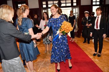 La princesse Victoria de Suède en visite officielle à Hanoi au Vietnam, le 6 mai 2019