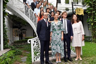 La princesse Victoria de Suède et le prince Daniel à Hanoi au Vietnam, le 6 mai 2019
