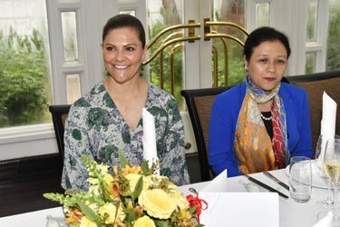 La princesse héritière Victoria de Suède à Hanoi au Vietnam, le 6 mai 2019