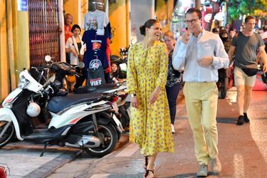 La princesse Victoria de Suède et le prince Daniel à Hanoi au Vietnam, le 6 mai 2019