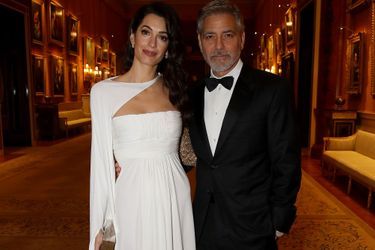 George et Amal Clooney au dîner du prince Charles au palais de Buckingham
