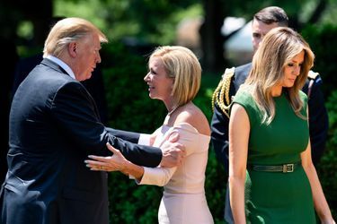Donald et Melania Trump à la Maison-Blanche, le 2 mai 2019.
