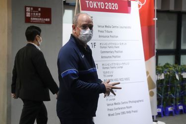 Le prince Albert II de Monaco aux JO 2020 de Tokyo, lors d'une épreuve de judo 30 juillet 2021 