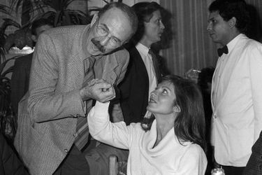 Jean-Pierre Marielle et Marie-France Pisier à Nice, en décembre 1983.