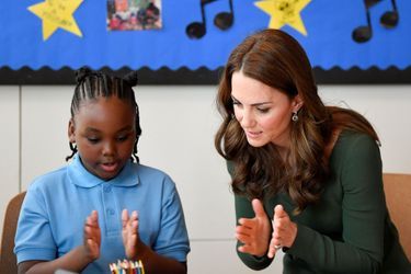Kate Middleton a inauguré une école pour enfants en difficulté mercredi, à Londres