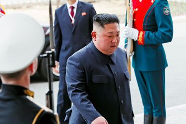 Kim Jong-un à Vladivostok, en Russie, le 25 avril 2019.