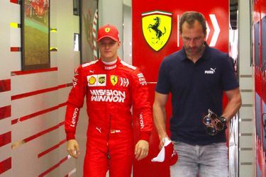 Mick Schumacher sur le circuit Sakhir de Bahreïn, le 2 avril 2019.