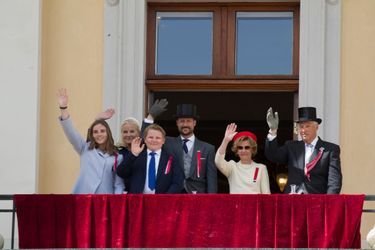La famille royale de Norvège à Oslo, le 17 mai 2019