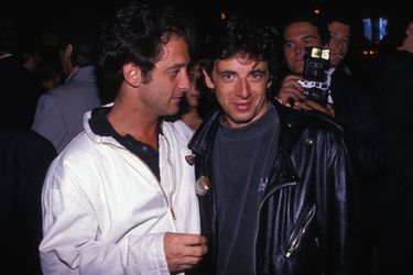 Vincent Lindon et Patrick Bruel au Festival de Cannes en mai 1990