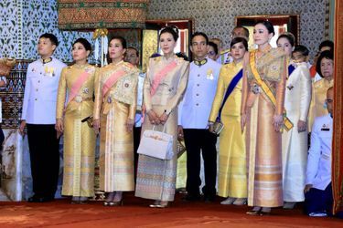 La princesse Sirivannavari Nariratana de Thaïlande avec la famille royale à Bangkok, le 4 mai 2019