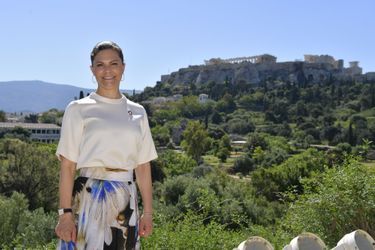 La princesse Victoria de Suède à Athènes, le 2 mai 2019