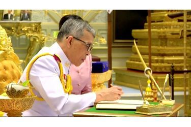 Le roi de Thaïlande Maha Vajiralongkorn, le 1er mai 2019 à Bangkok