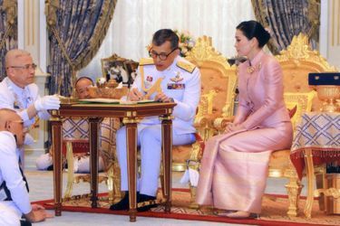 Mariage du roi de Thaïlande Maha Vajiralongkorn et de Suthida, le 1er mai 2019 à Bangkok