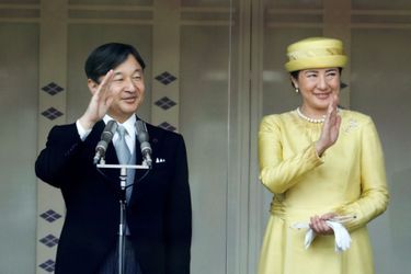 L&#039;empereur Naruhito du Japon et l&#039;impératrice Masako à Tokyo, le 4 mai 2019