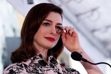 Anne Hathaway reçoit son étoile à Hollywood le 9 mai 2019