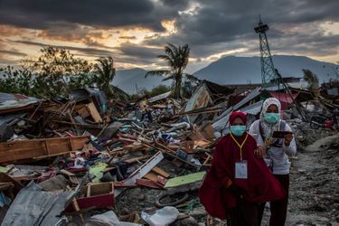3ème prix dans la catégorie story news: Ulet Ifansasti - Les dévastations du séisme et du tsunami aux Célèbes en 2018.
