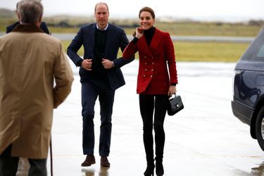 Kate Middleton et le prince William en visite officielle à Caernarfon, au Pays de Galles, le 8 mai 2019