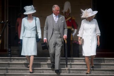 La princesse Anne, le prince Charles et la duchesse de Cornouailles Camilla à Londres, le 15 mai 2019