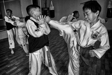 1er prix dans la catégorie Story Sports : Alain Schroeder - Reportage en Corée du Nord où le Taekwondo est un sacerdoce.
