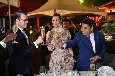La princesse Victoria de Suède et le prince Daniel à Hanoi, le 7 mai 2019