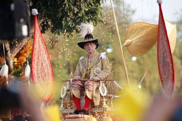 Le roi de Thaïlande Maha Vajiralongkorn à Bangkok le 5 mai 2019