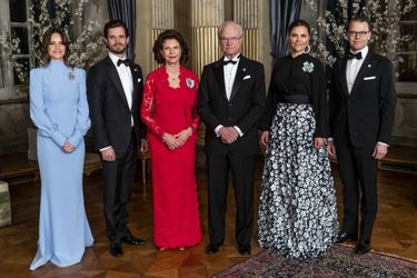 La famille royale de Suède à Stockholm, le 14 mars 2019