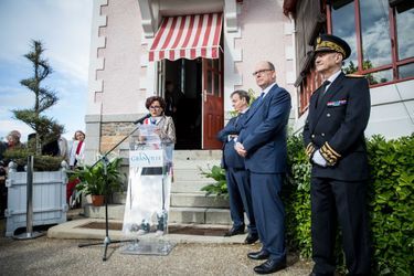 Le prince Albert II de Monaco à l'inauguration de l'exposition "Grace de Monaco princesse en Dior" au musée Christian Dior à Granville, le 25 avril 2019