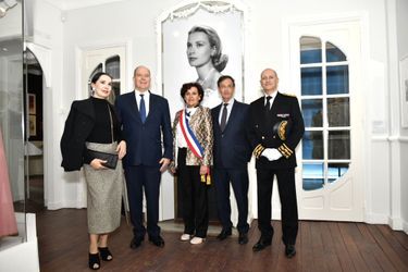 Le prince Albert II de Monaco au musée Christian Dior à Granville, le 25 avril 2019