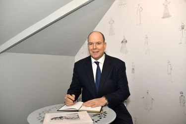 Le prince Albert II de Monaco au musée Christian Dior à Granville, le 25 avril 2019