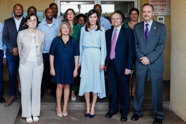 La reine Letizia d'Espagne à Maputo, le 29 avril 2019