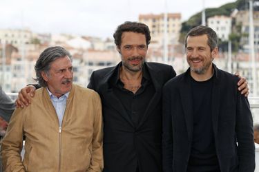 Daniel Auteuil, Nicolas Bedos et Guillaume Canet lors du photocall du film «La Belle Epoque» à Cannes le 21 mai 2019
