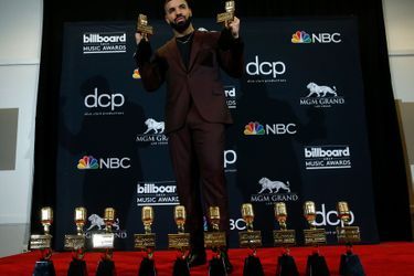 Drake aux Billboard Music Awards le 1er mai 2019 à Las Vegas