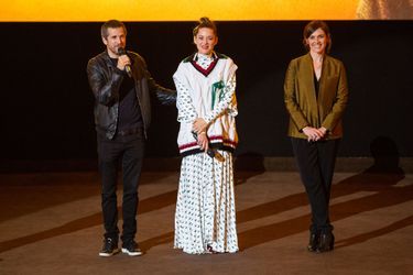 Guillaume Canet, Marion Cotillard et Clémentine Baert à Bruxelles le 23 avril 2019