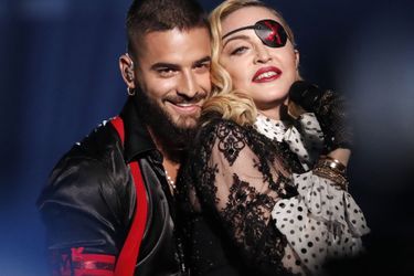Maluma et Madonna aux Billboard Music Awards le 1er mai 2019 à Las Vegas