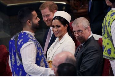 Meghan Markle et le prince Harry au service religieux lors de la journée du Commonwealth à Londres