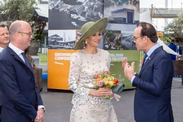 La reine Maxima des Pays-Bas, le 16 mai 2019 sur le port d&#039;Amsterdam