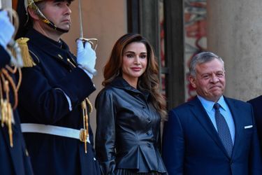 La reine Rania et le roi Abdallah II de Jordanie.