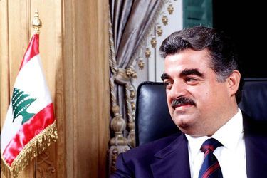 Rafic Hariri en 1992.