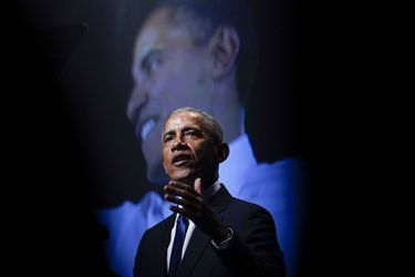 Barack Obama, le 8 janvier 2022 à Las Vegas.