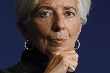 Christine Lagarde le 20 janvier dernier au Forum économique mondial de Davos.