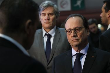 François Hollande au salon de l'Agriculture, samedi 27 février 2016. 
