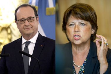 François Hollande et Martine Aubry