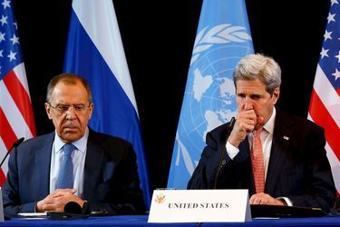 Sergueï Lavrov et John Kerry.