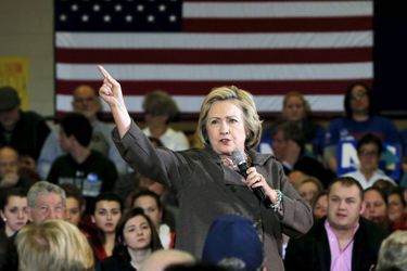 Hillary Clinton en campagne dans le New-Hampshire le 3 janvier. 